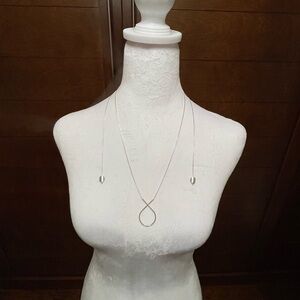 Unique Sterling Silver adjustable necklace